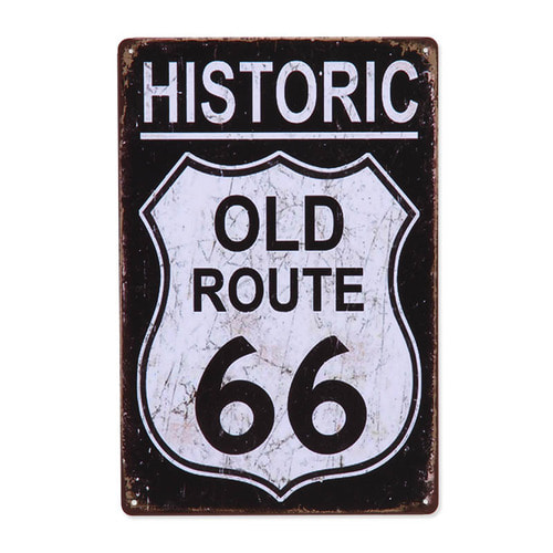 틴 포스터 Old Route 66